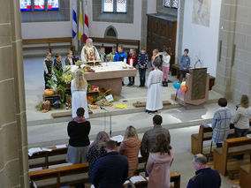 Familiengottesdienst zum Erntedankfest (Foto: Karl-Franz Thiede)